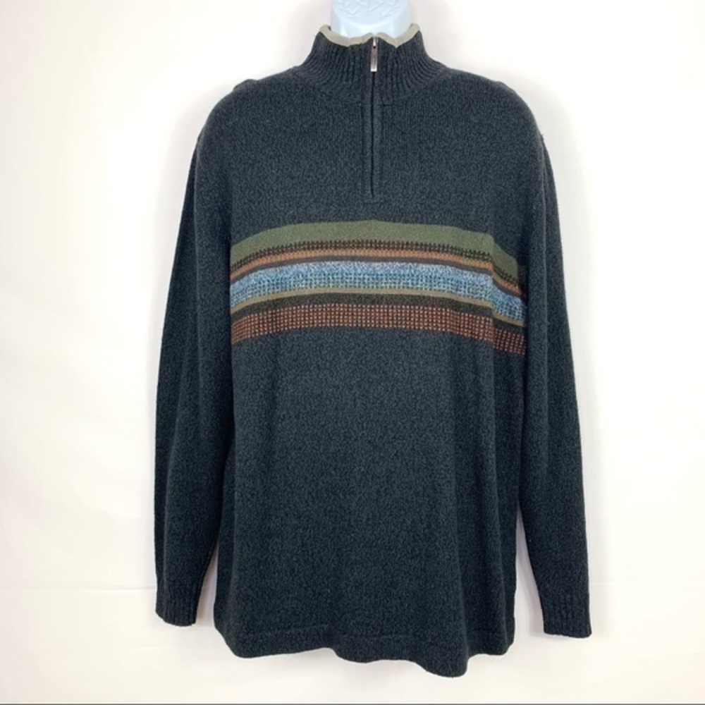 Columbia Men’s Sweater Black Pullover Sz 2XL